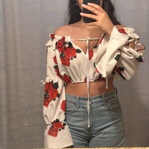 Floral Off-Shoulder Top